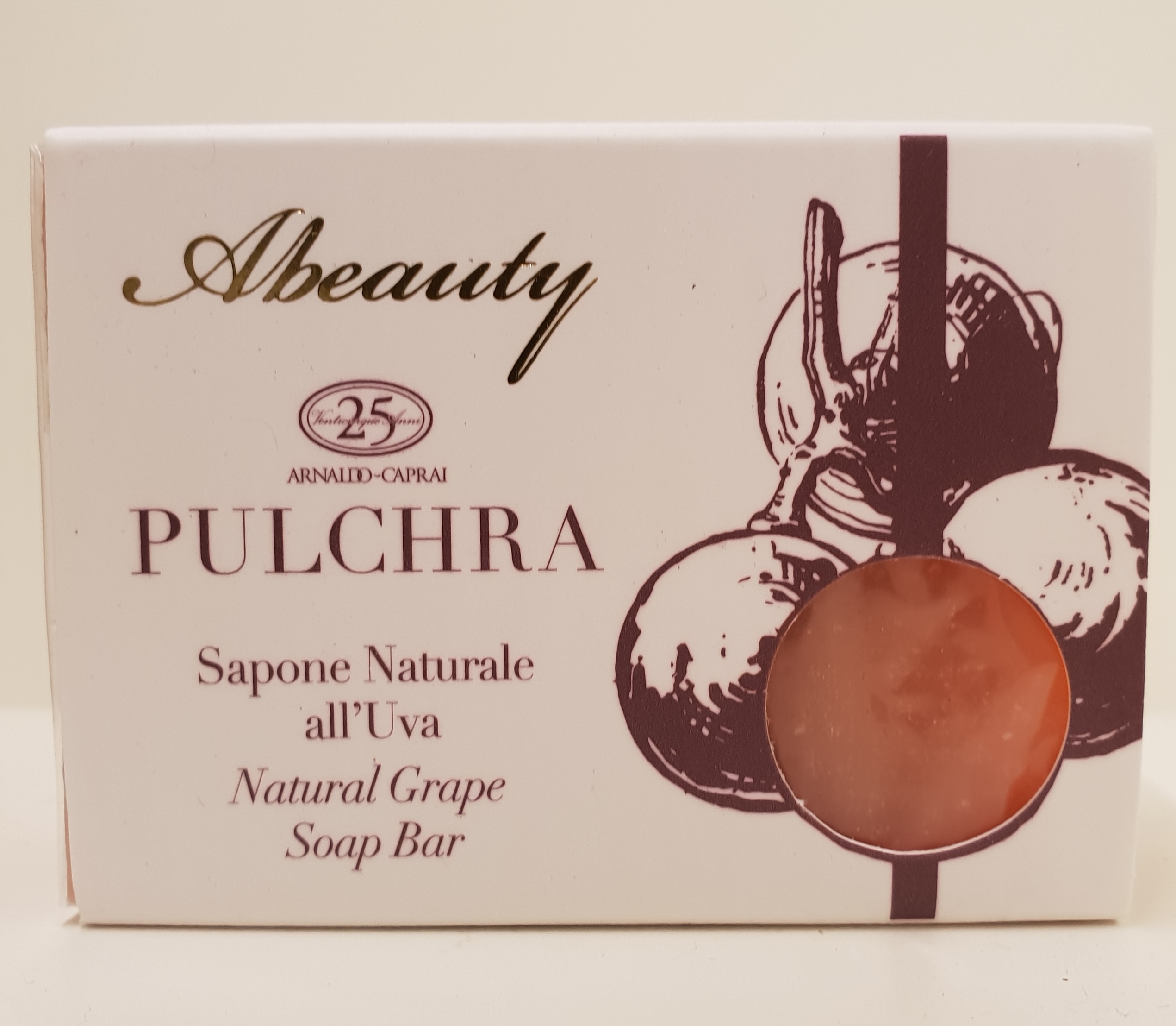 Natural Soap made with Sagrantino grapes 100g